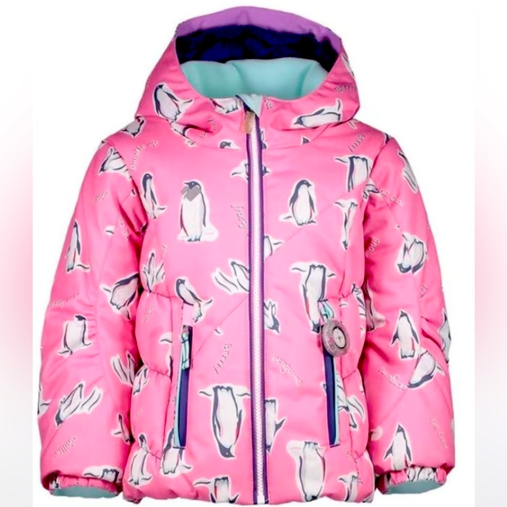 Obermeyer Pink Penguin Puffer Jacket